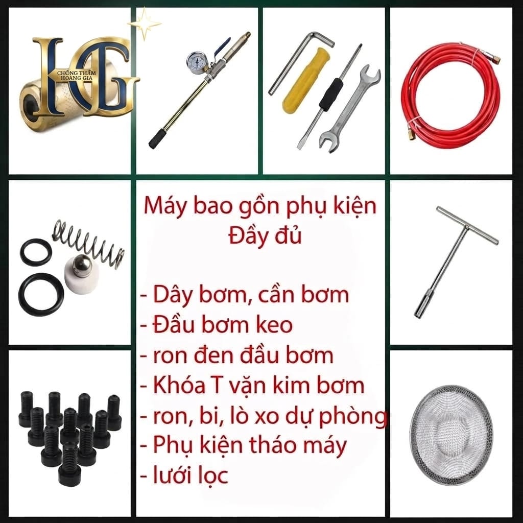 Phụ kiện đi kèm máy bơm foam sl 9999 Phụ kiện đi kèm máy bơm foam sl 9999
