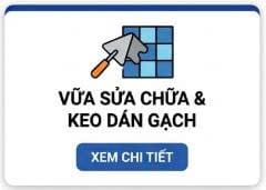 vữa sửa chữa và keo dán gạch